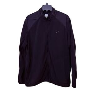 Nike Sportswear Therma Fit Jacket Men’s XL Black Full Zip Fleece Warm Up
